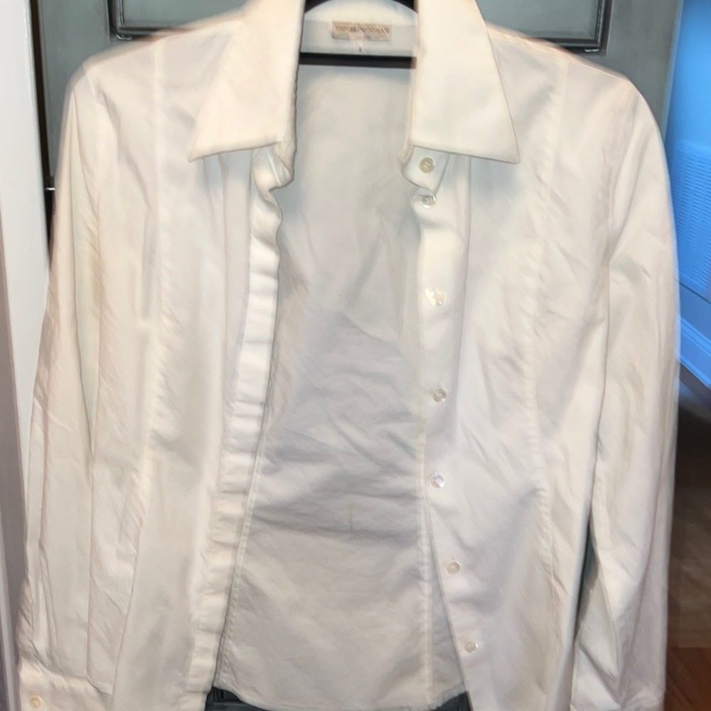 White Button-Up Shirt